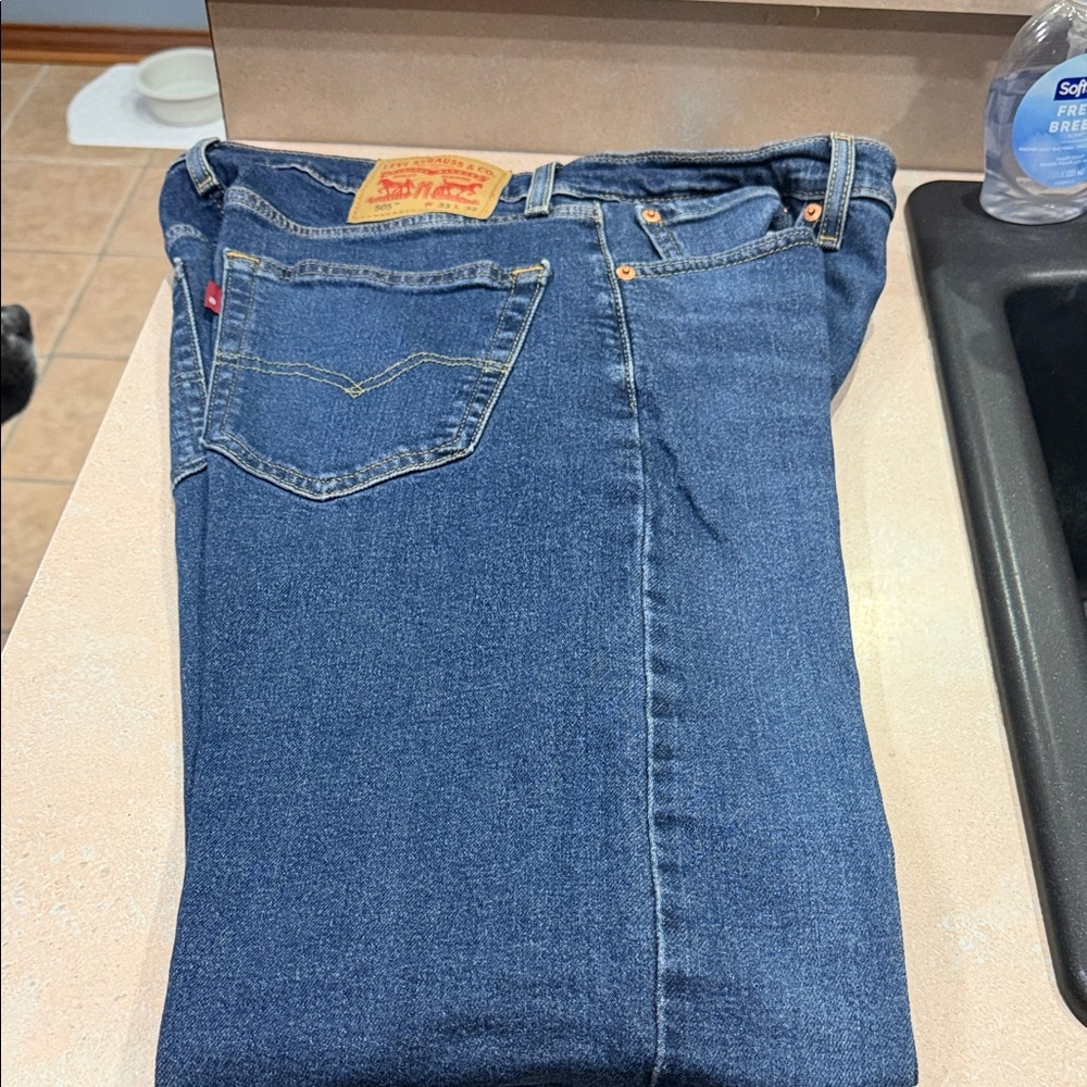 Levi's Men's Straight Jeans in Classic Blue